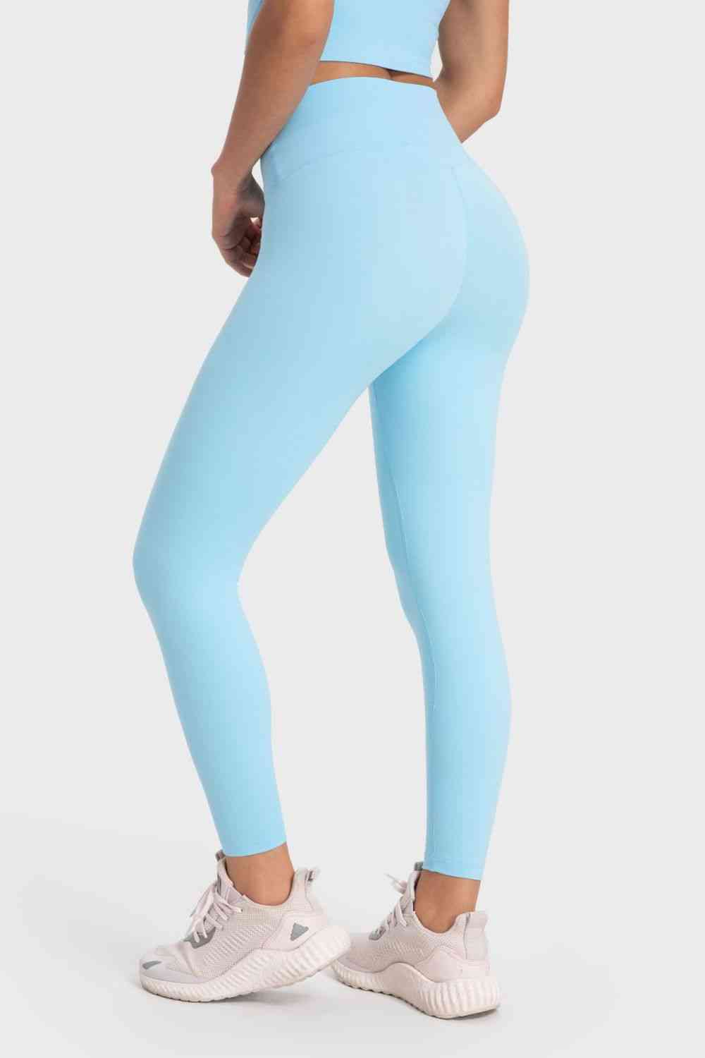 Basic Full Length Active Leggings - TRENDMELO