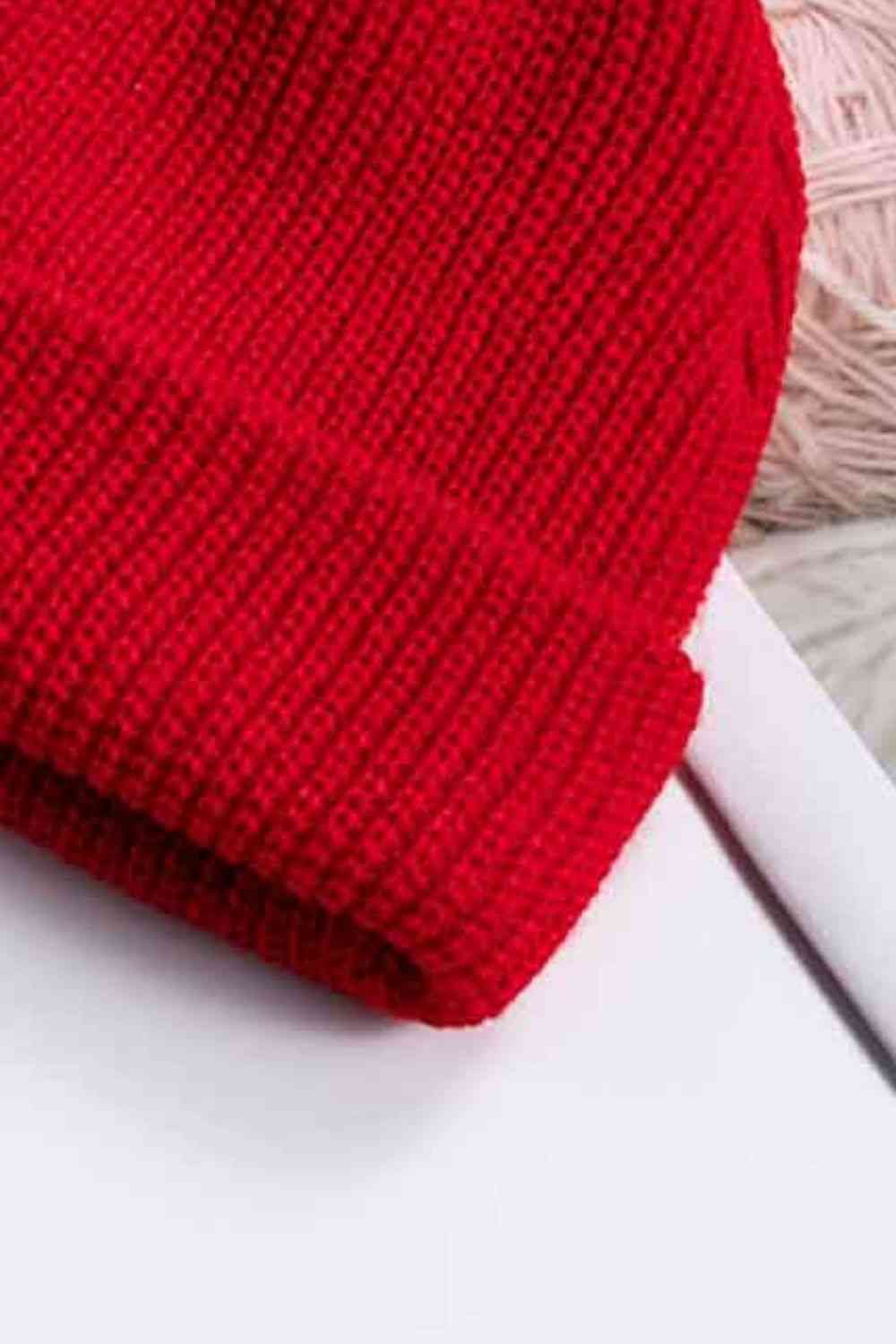 Cozy Rib-Knit Cuff Beanie - TRENDMELO