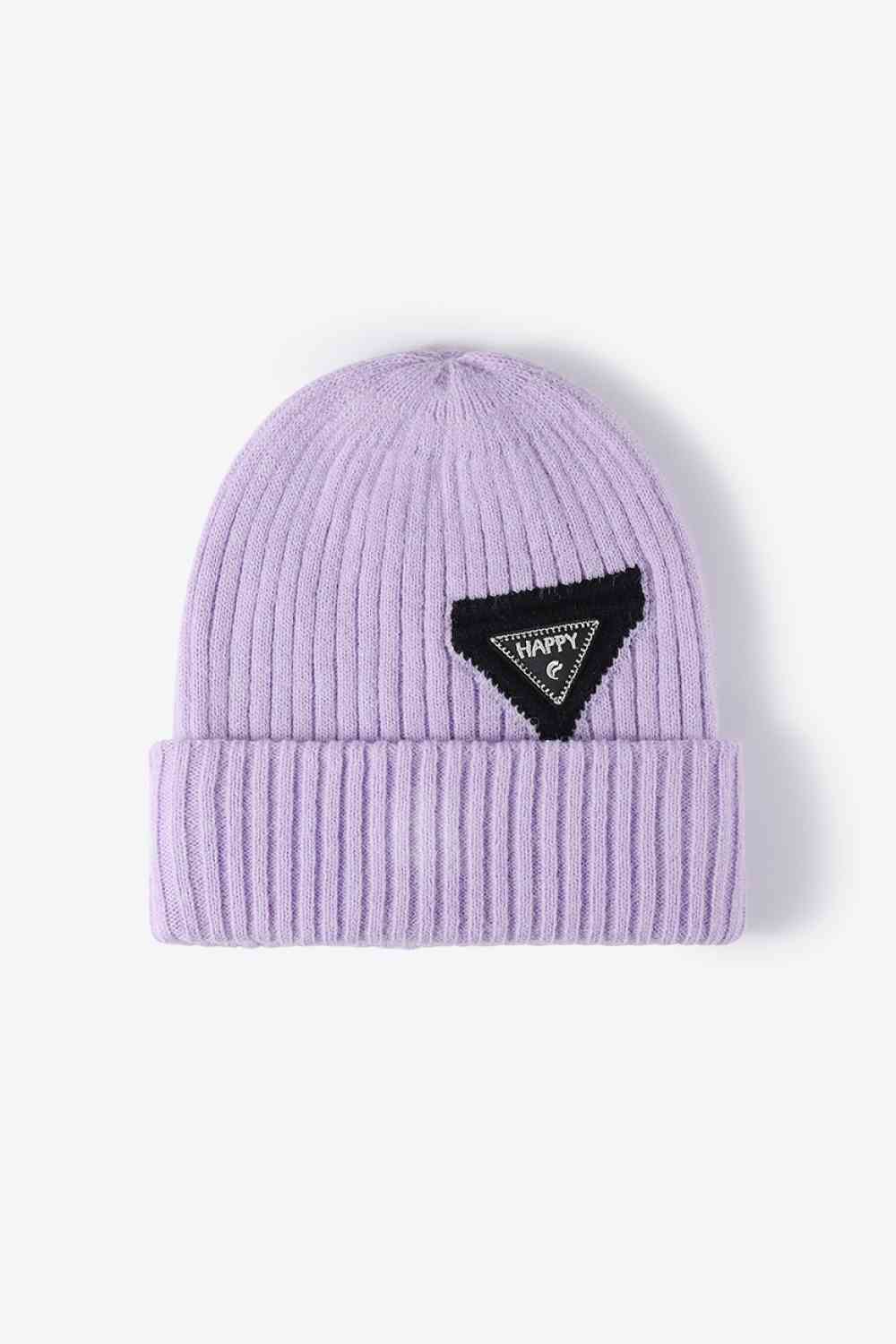 HAPPY Contrast Beanie - TRENDMELO