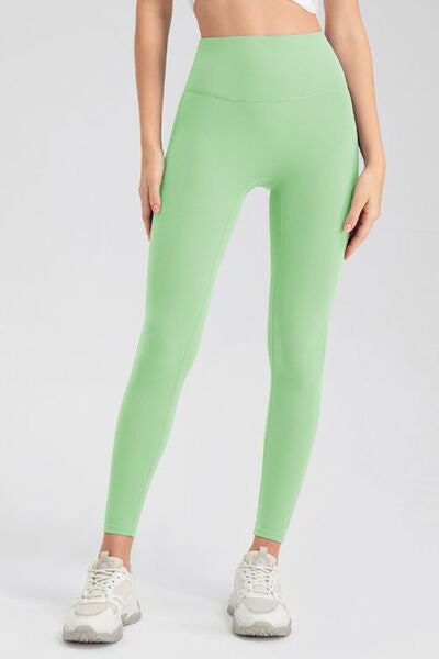 High Waist Skinny Active Pants - TRENDMELO