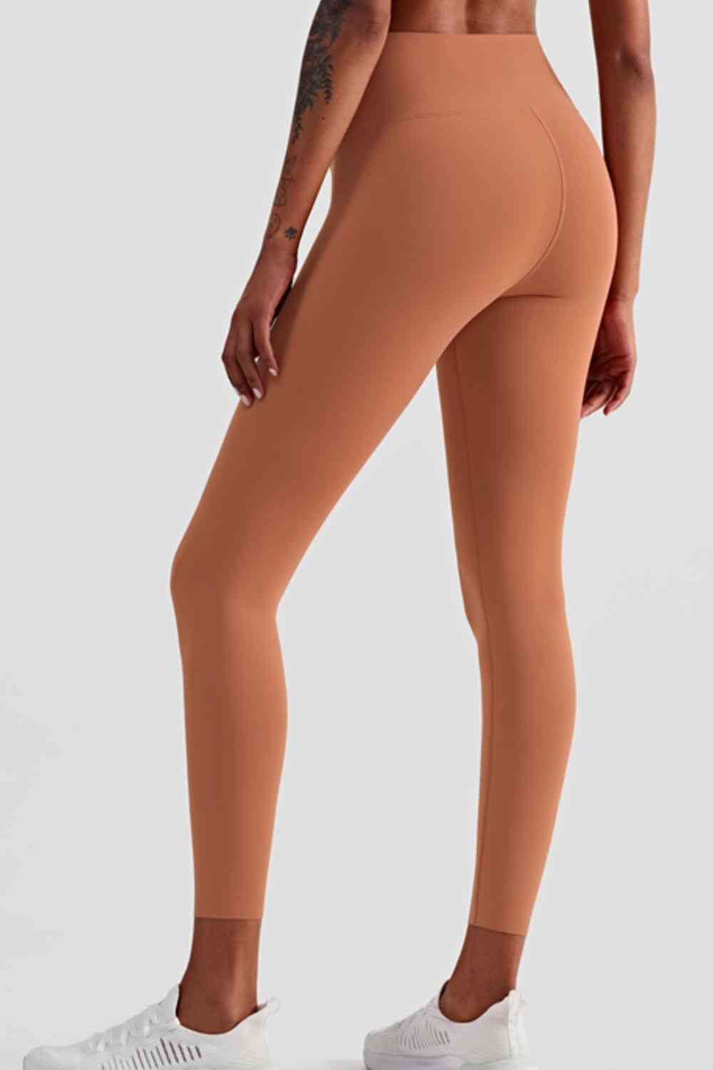 Ankle-Length High-Rise Yoga Leggings - TRENDMELO