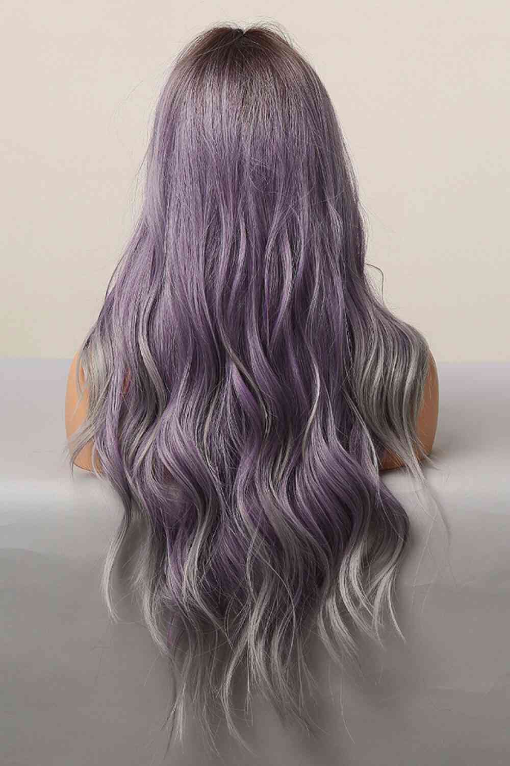 Elegant Wave Full Machine Synthetic Wigs in Purple 26'' - TRENDMELO