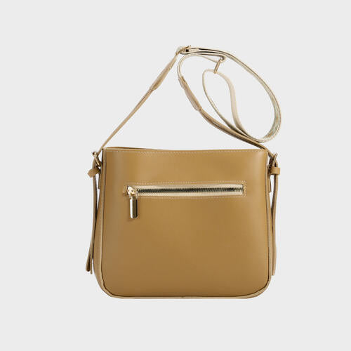 Small PU Leather Crossbody Bag - TRENDMELO