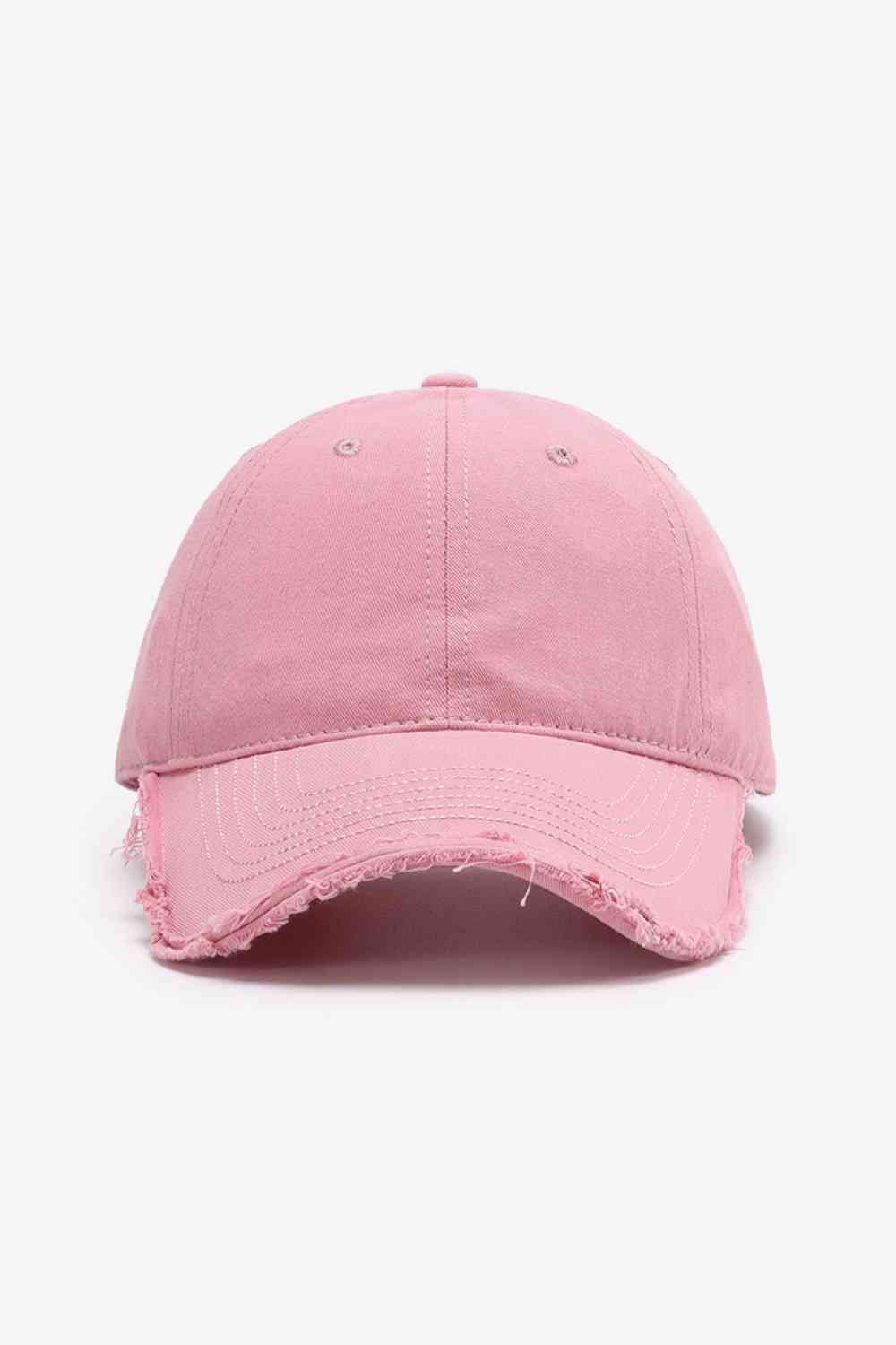 Distressed Adjustable Baseball Cap - TRENDMELO