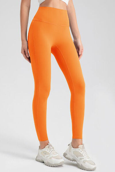 High Waist Skinny Active Pants - TRENDMELO