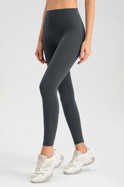 High Waist Skinny Active Pants - TRENDMELO