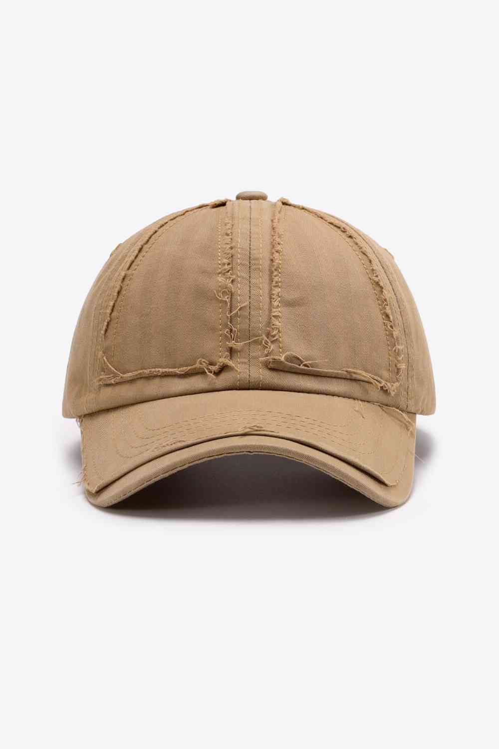 Distressed Adjustable Baseball Cap - TRENDMELO