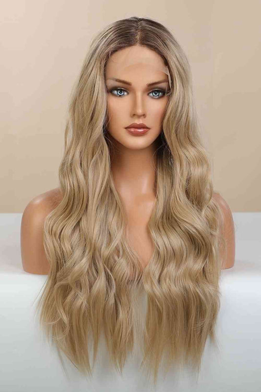13*2" Lace Front Wigs Synthetic Long Wave 26'' 150% Density - TRENDMELO