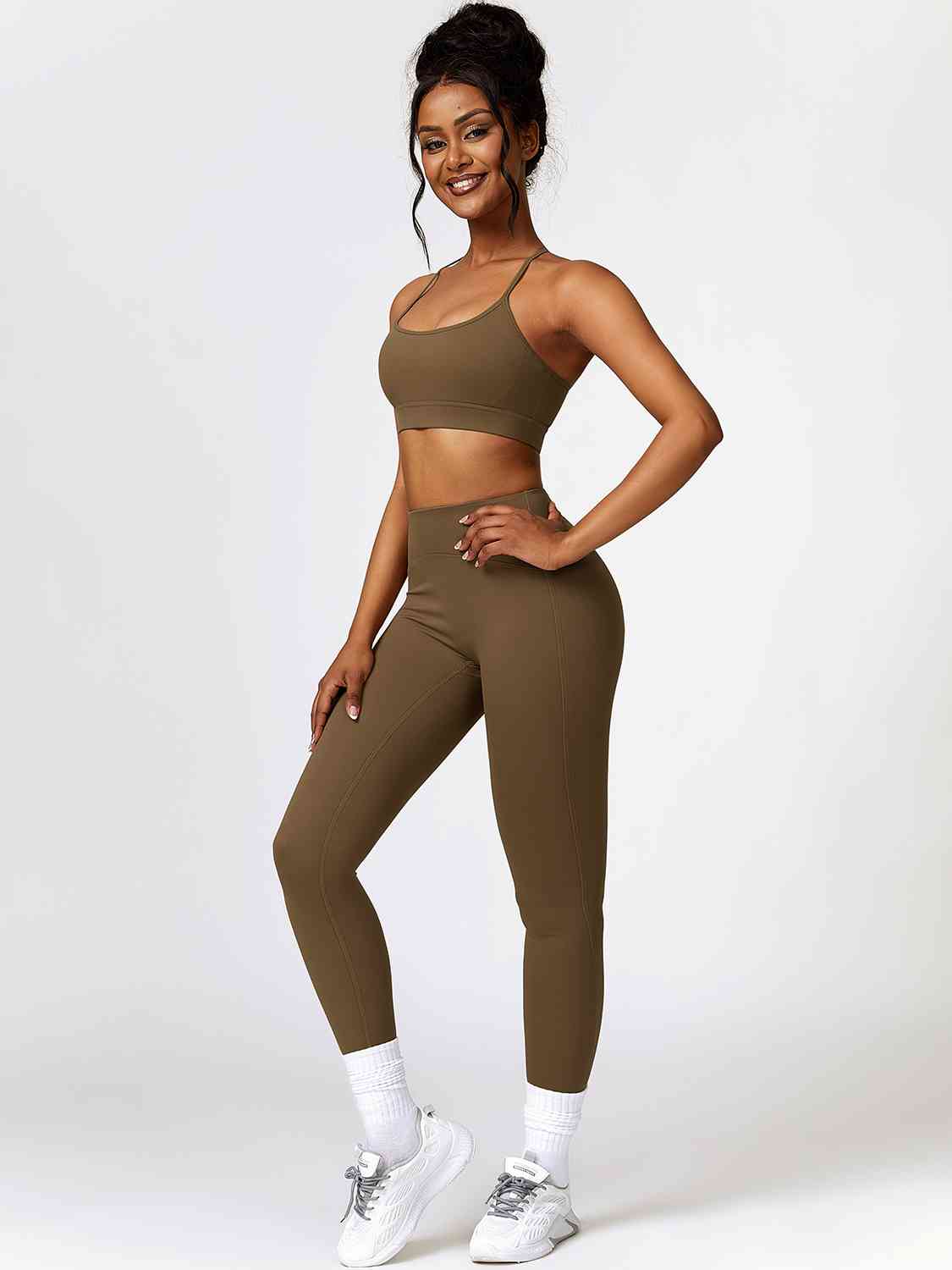 Sport Bra and Leggings Set - TRENDMELO