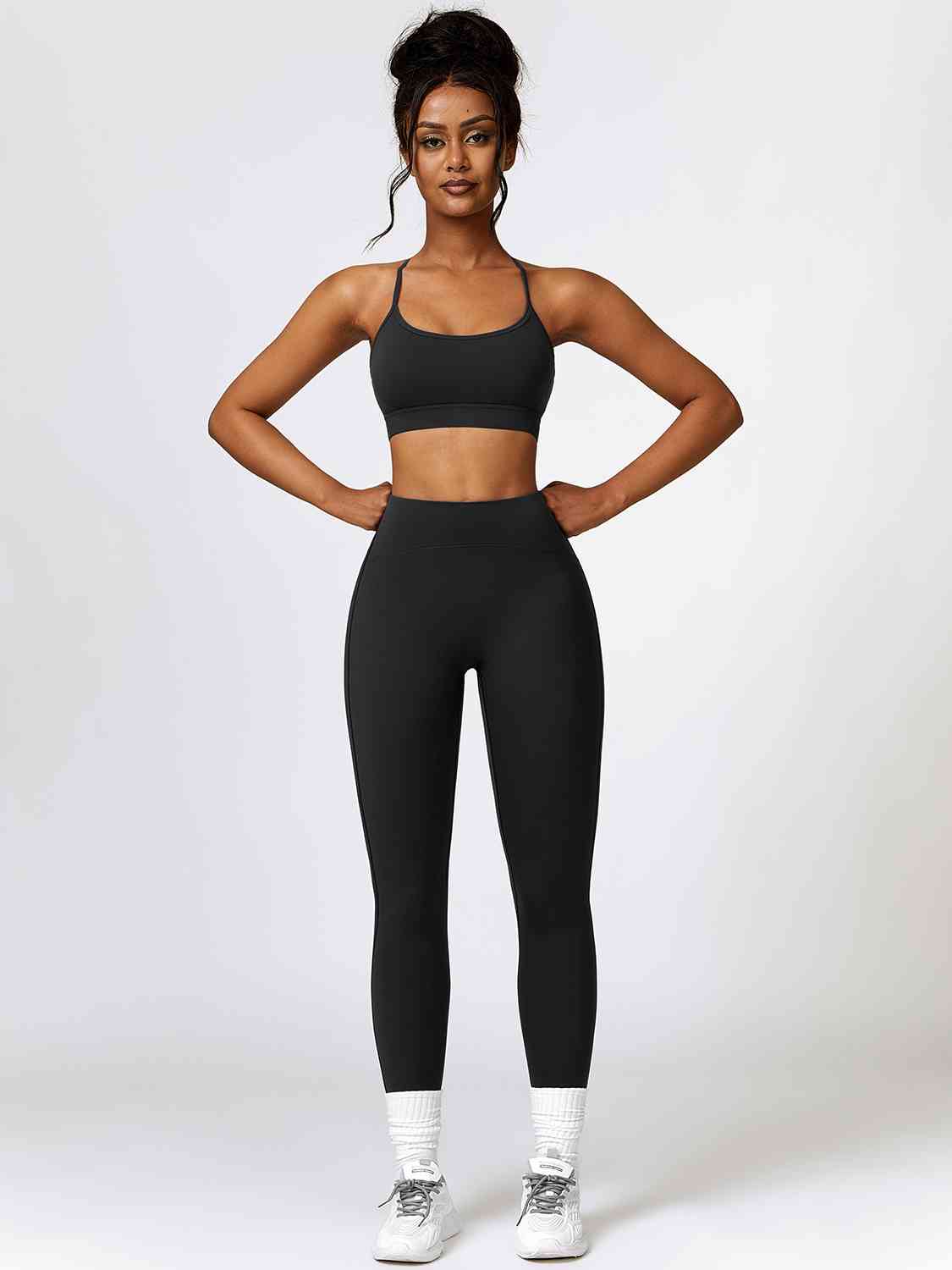 Sport Bra and Leggings Set - TRENDMELO