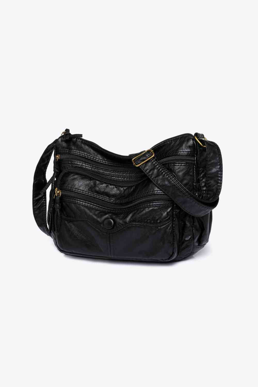 Adored PU Leather Crossbody Bag - TRENDMELO