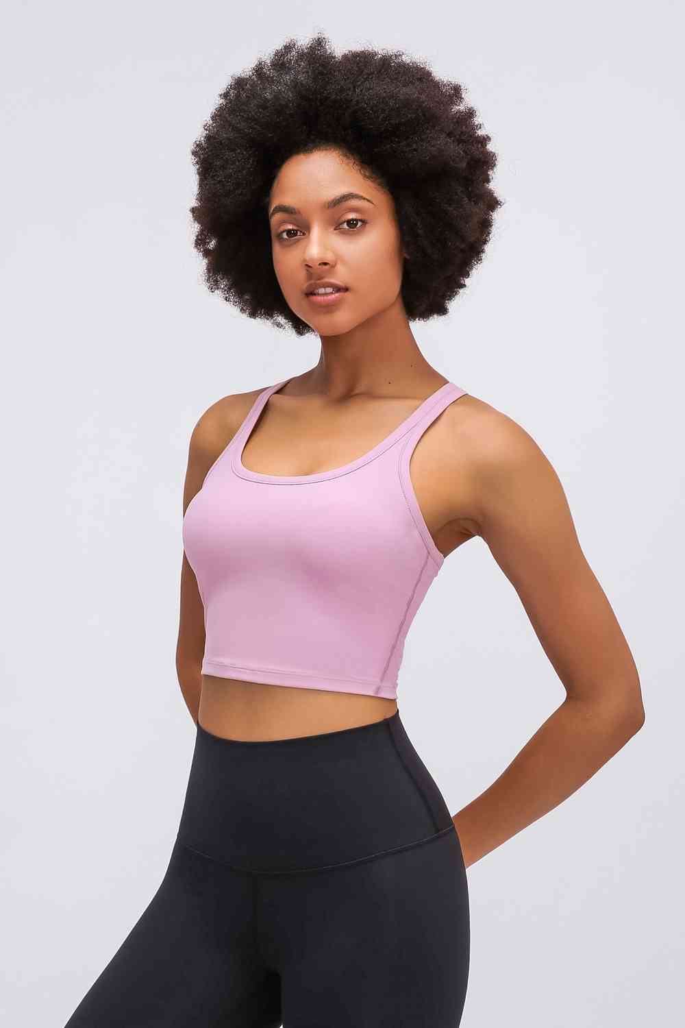 Racerback Sports Bra - TRENDMELO