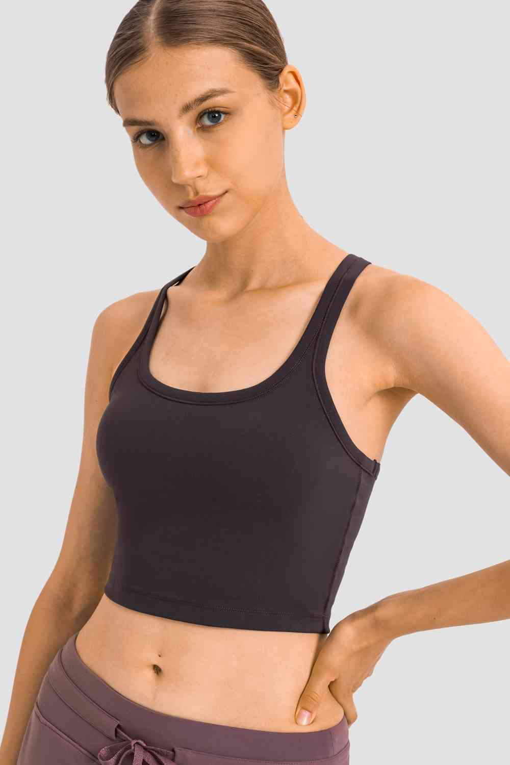 Racerback Sports Bra - TRENDMELO