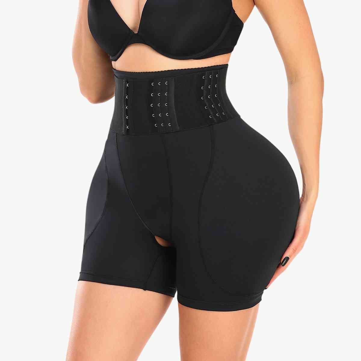 Full Size Removable Pad Shaping Shorts - TRENDMELO