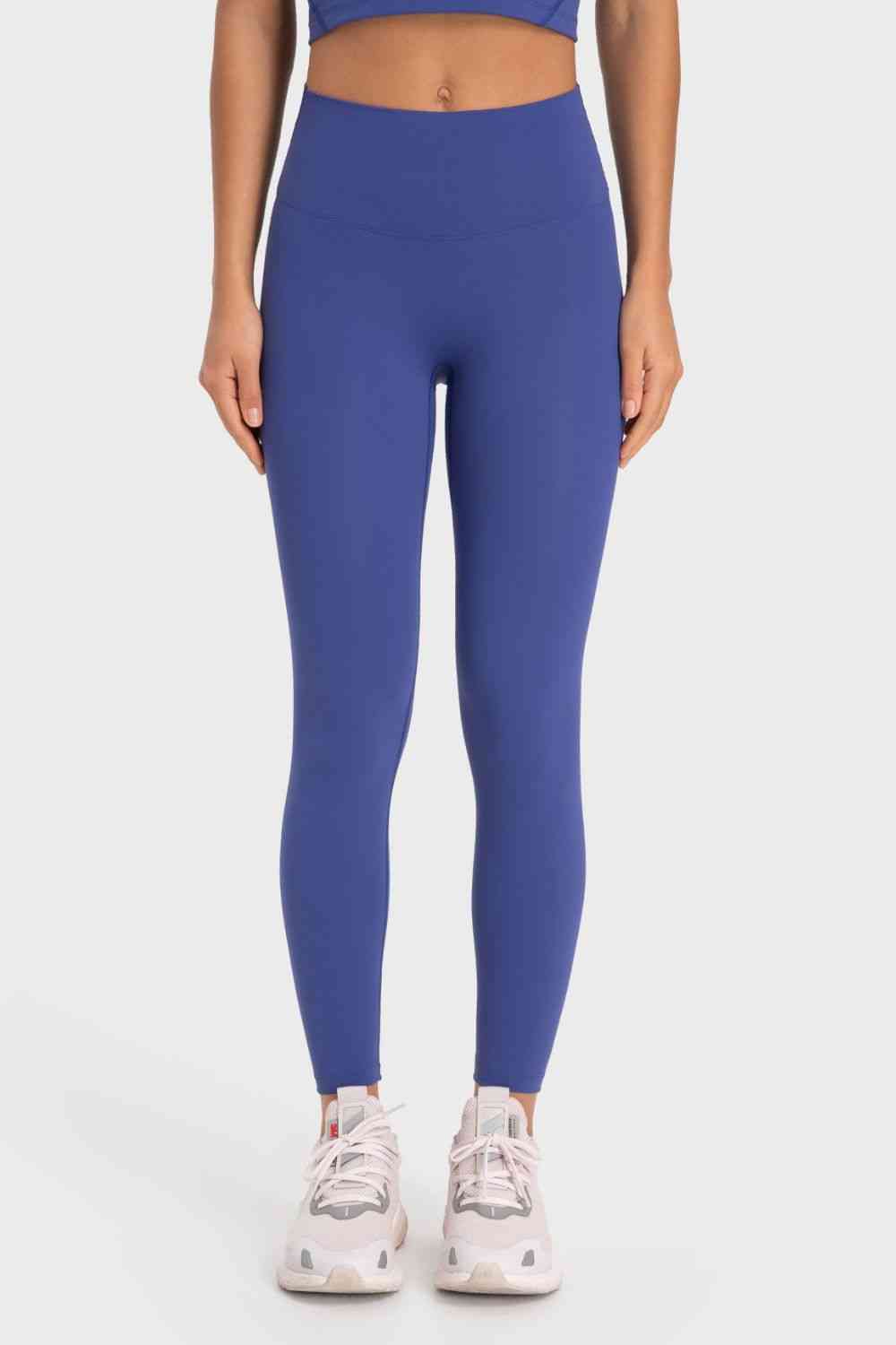 Basic Full Length Active Leggings - TRENDMELO