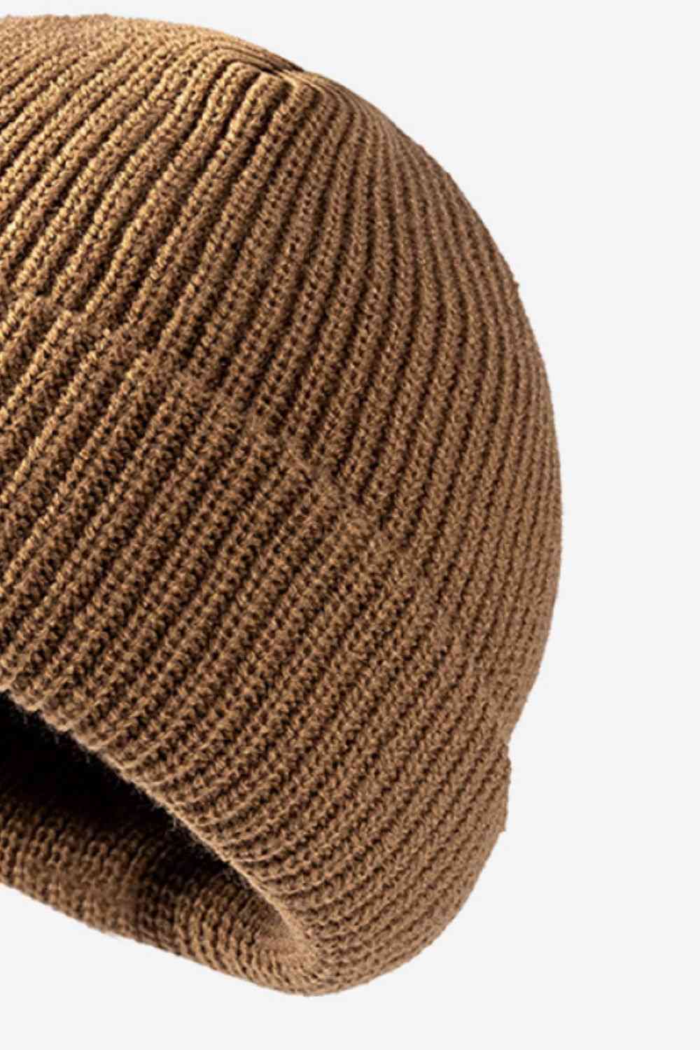 Calling For Winter Rib-Knit Beanie - TRENDMELO