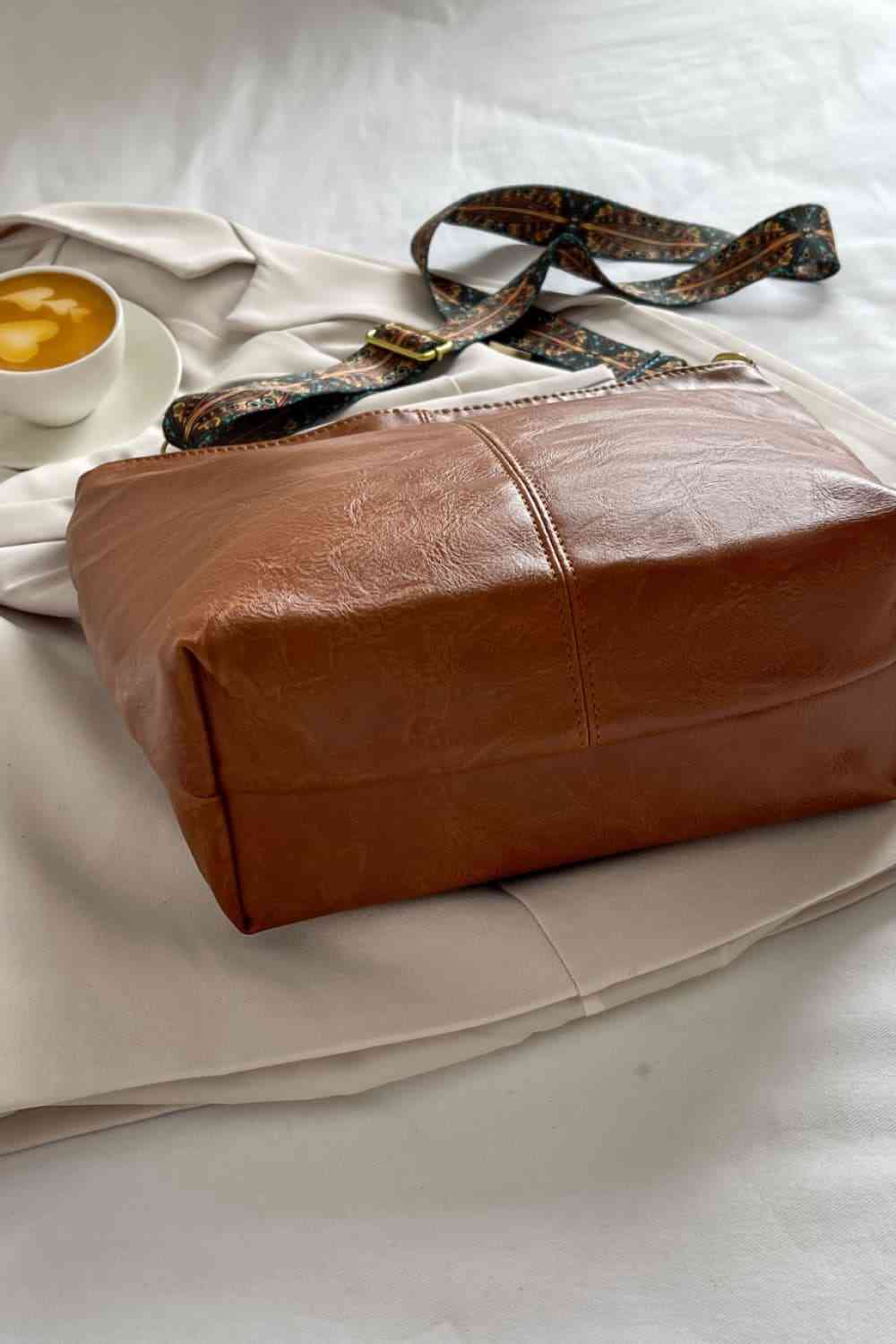 PU Leather Crossbody Bag - TRENDMELO