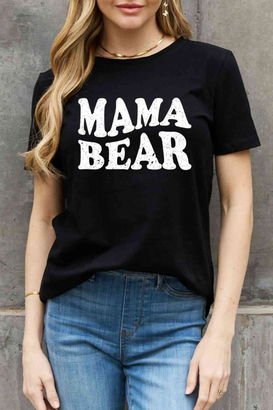 Simply Love MAMA BEAR Graphic Cotton Tee - TRENDMELO