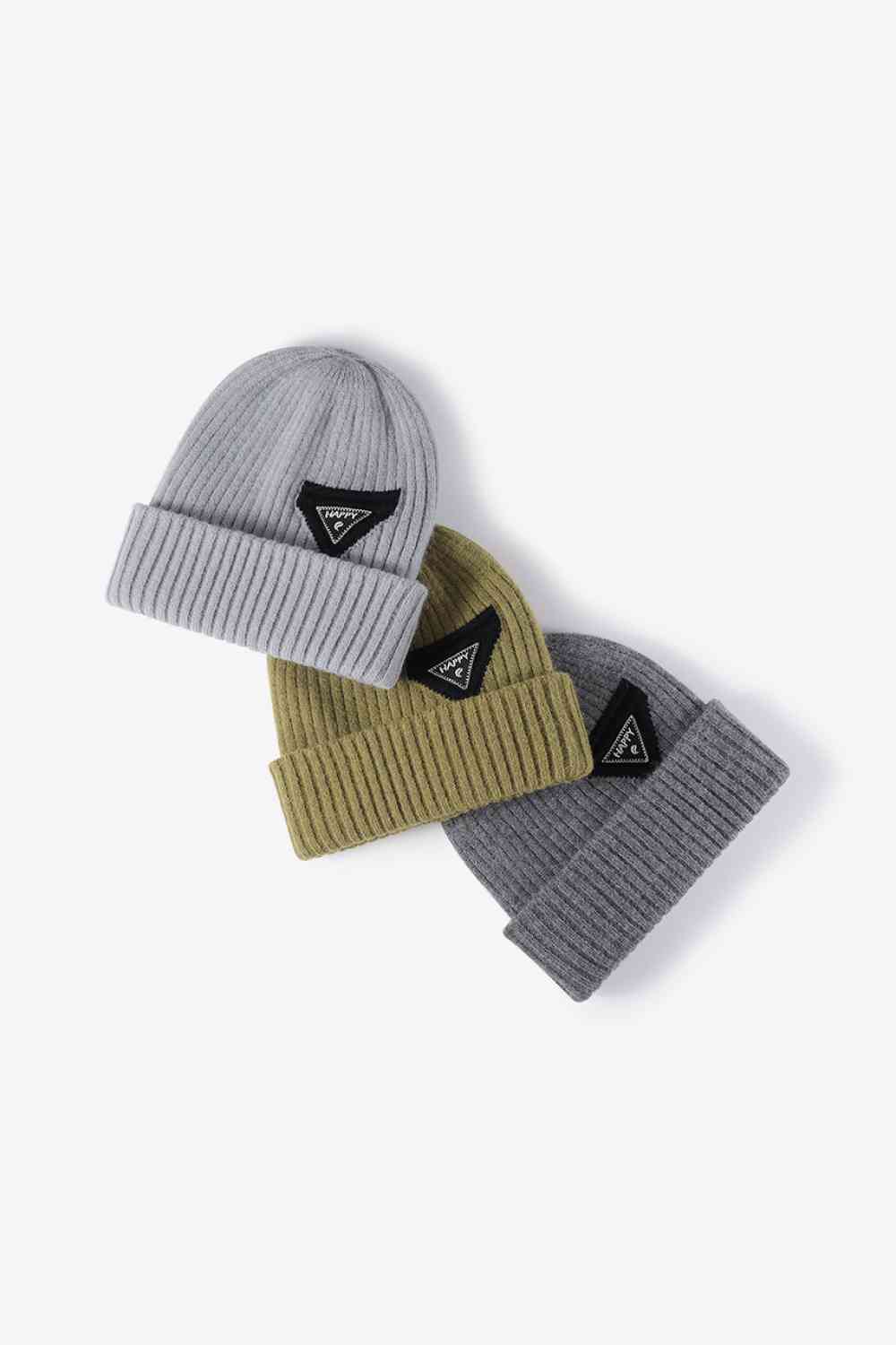 HAPPY Contrast Beanie - TRENDMELO