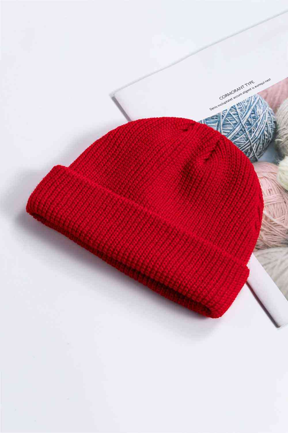 Cozy Rib-Knit Cuff Beanie - TRENDMELO