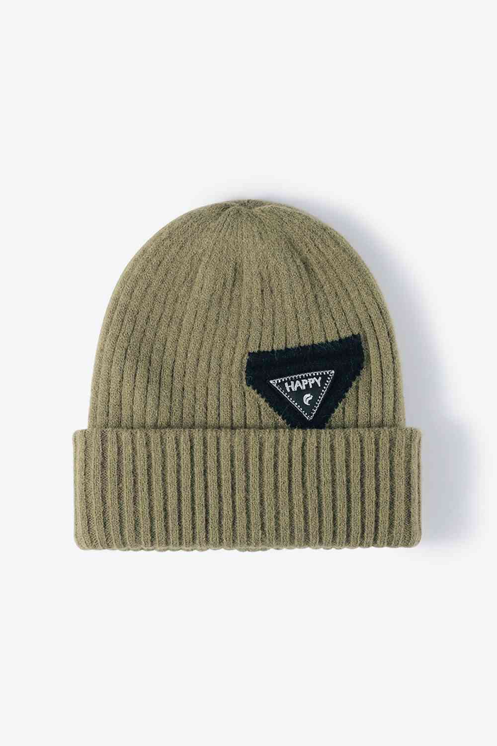 HAPPY Contrast Beanie - TRENDMELO