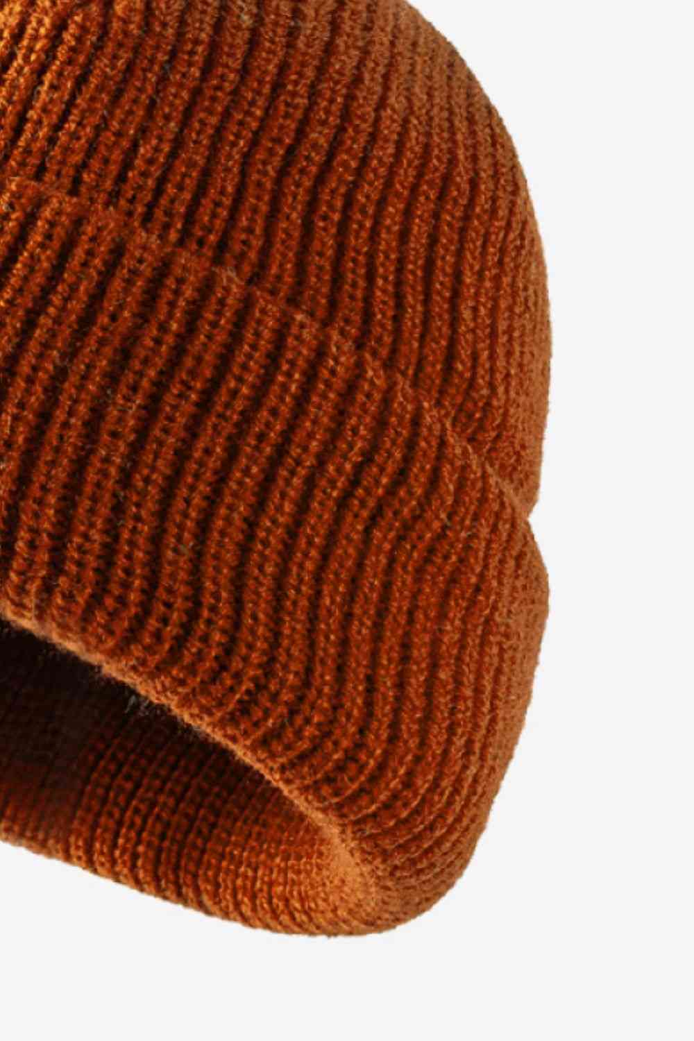 Calling For Winter Rib-Knit Beanie - TRENDMELO