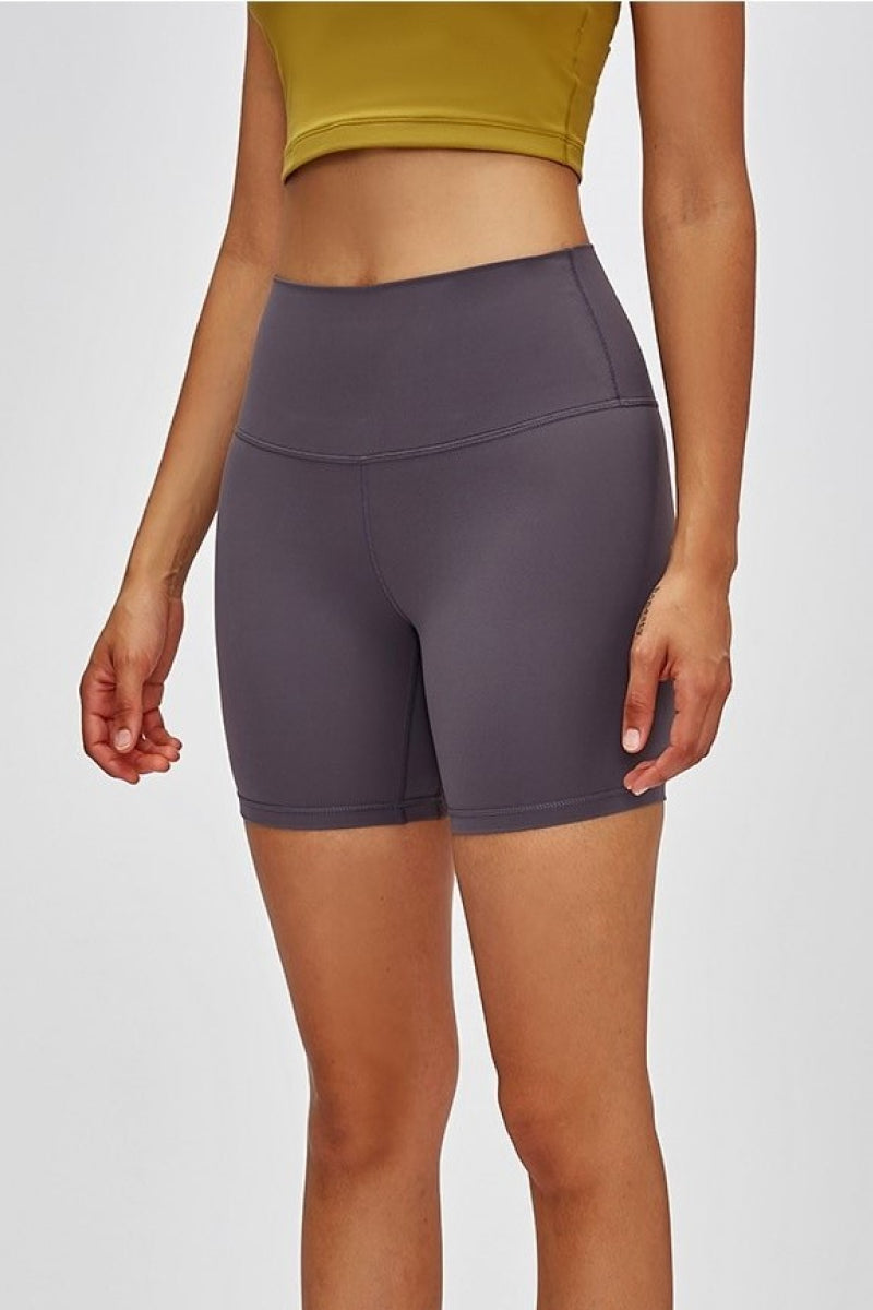 High Waist Training Shorts - TRENDMELO