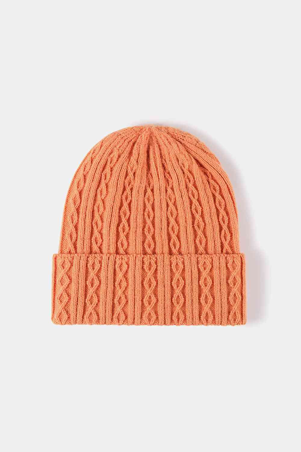 Mixed Knit Cuff Beanie - TRENDMELO