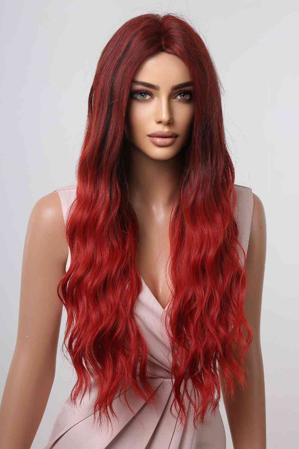 13*1" Full-Machine Wigs Synthetic Long Wave 27" - TRENDMELO