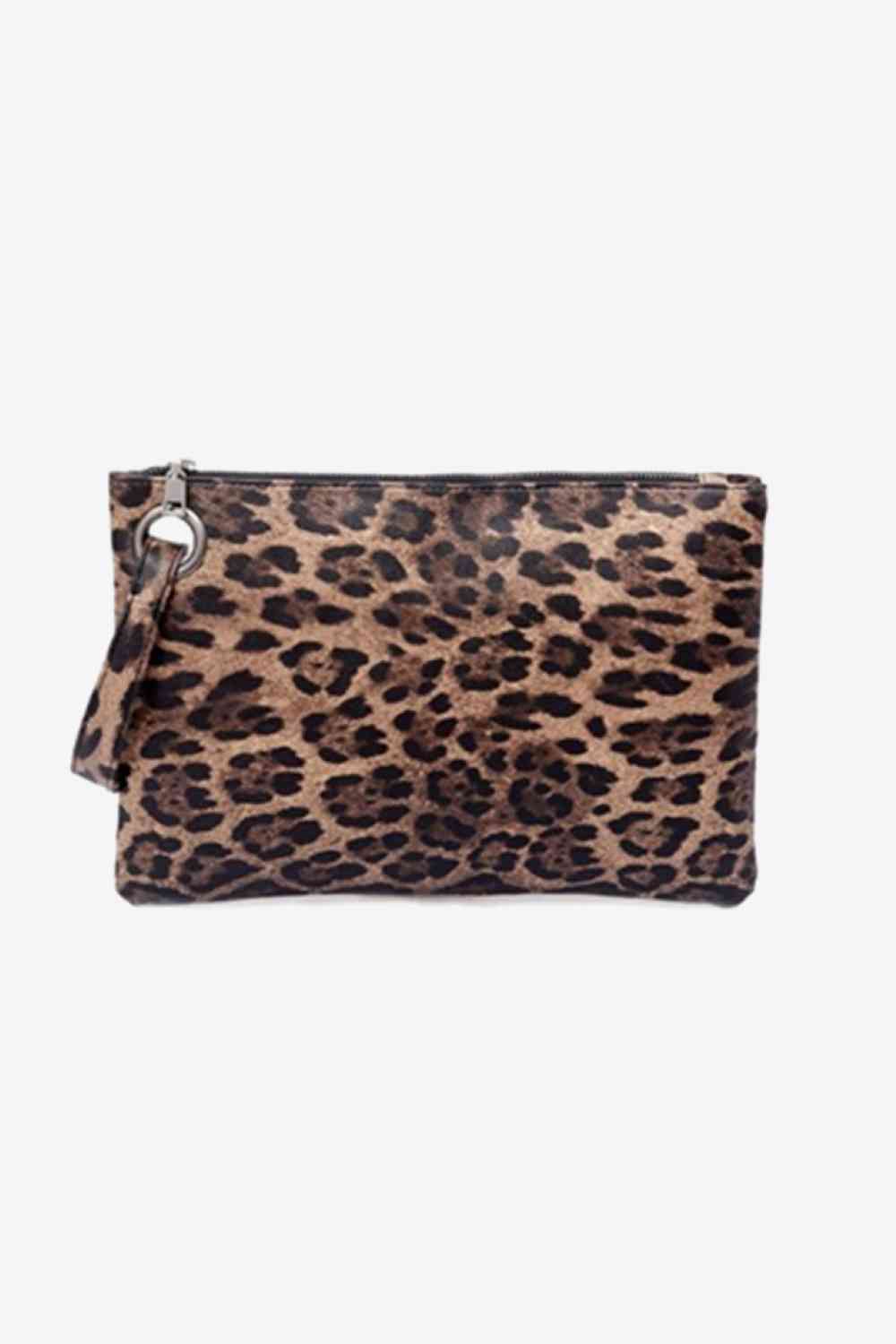 Leopard PU Leather Clutch - TRENDMELO