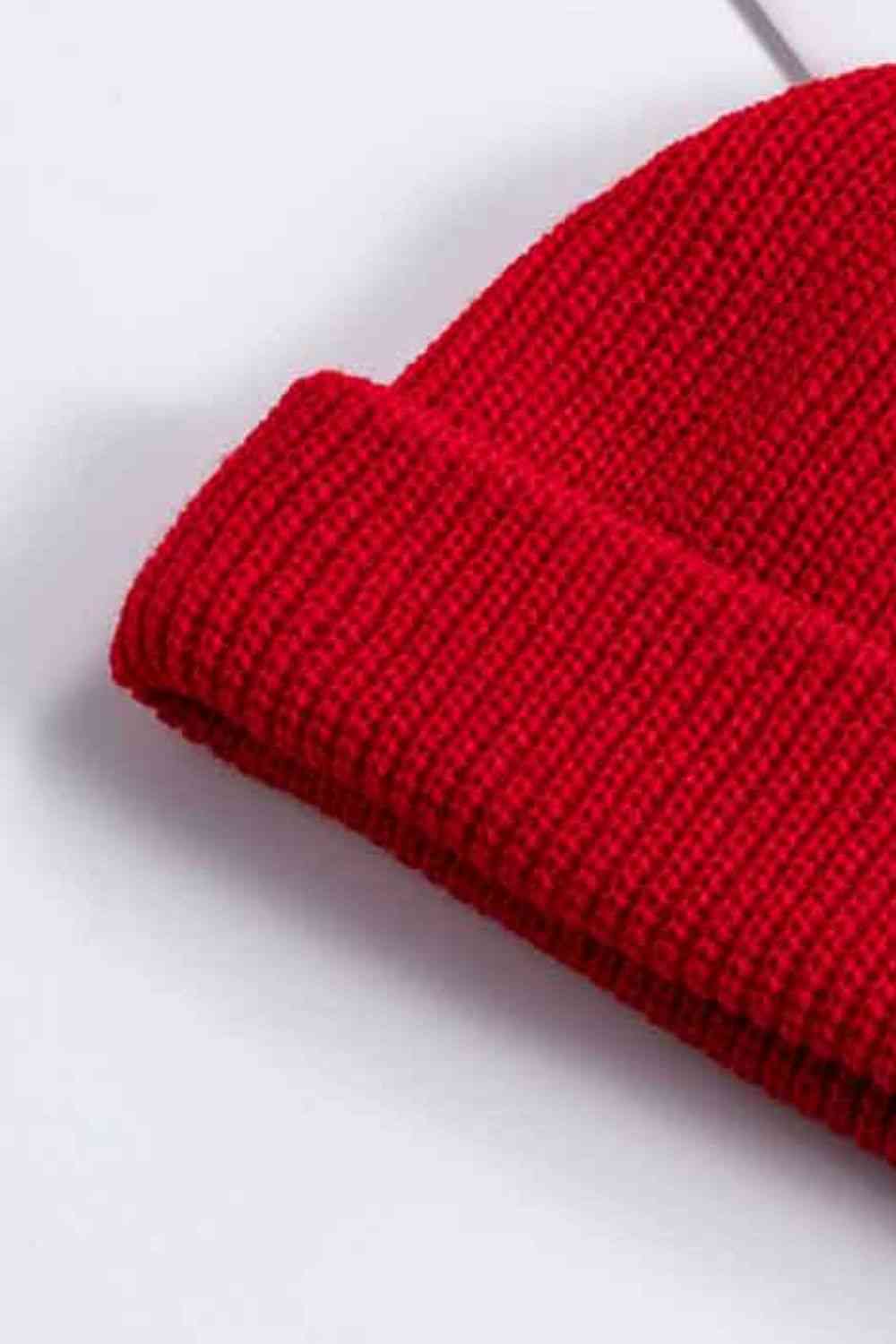 Cozy Rib-Knit Cuff Beanie - TRENDMELO