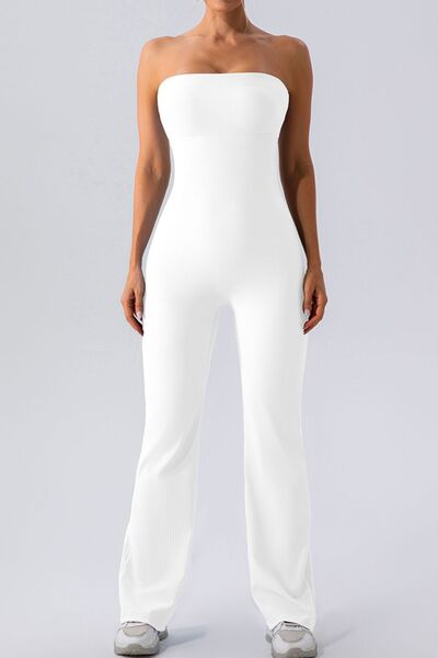 Sleeveless Straight Active Jumpsuit - TRENDMELO