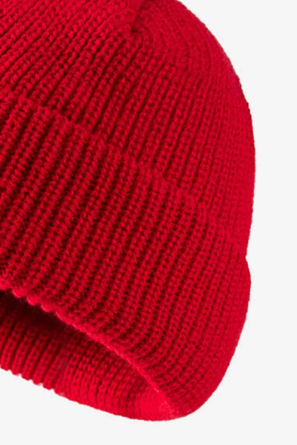 Calling For Winter Rib-Knit Beanie - TRENDMELO