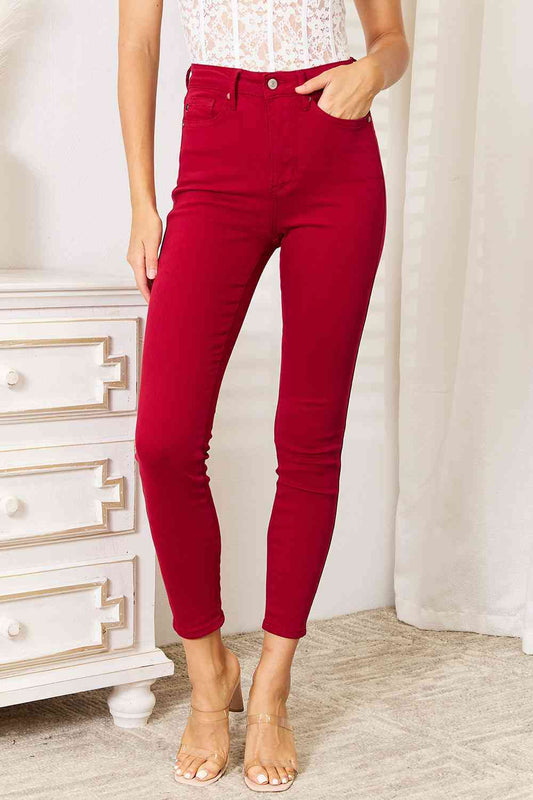 Judy Blue Full Size High Waist Tummy Control Skinny Jeans - TRENDMELO