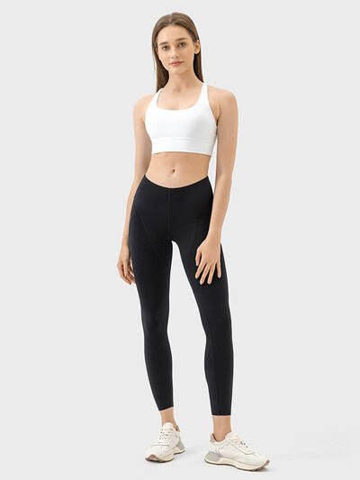 Mid-Rise Waist Active Pants - TRENDMELO