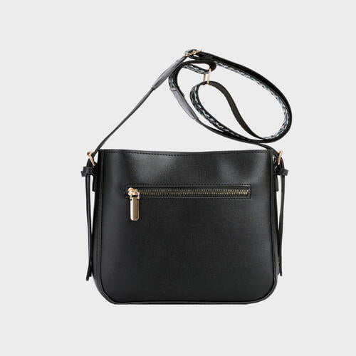 Small PU Leather Crossbody Bag - TRENDMELO