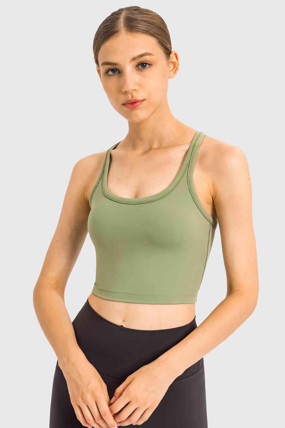 Racerback Sports Bra - TRENDMELO