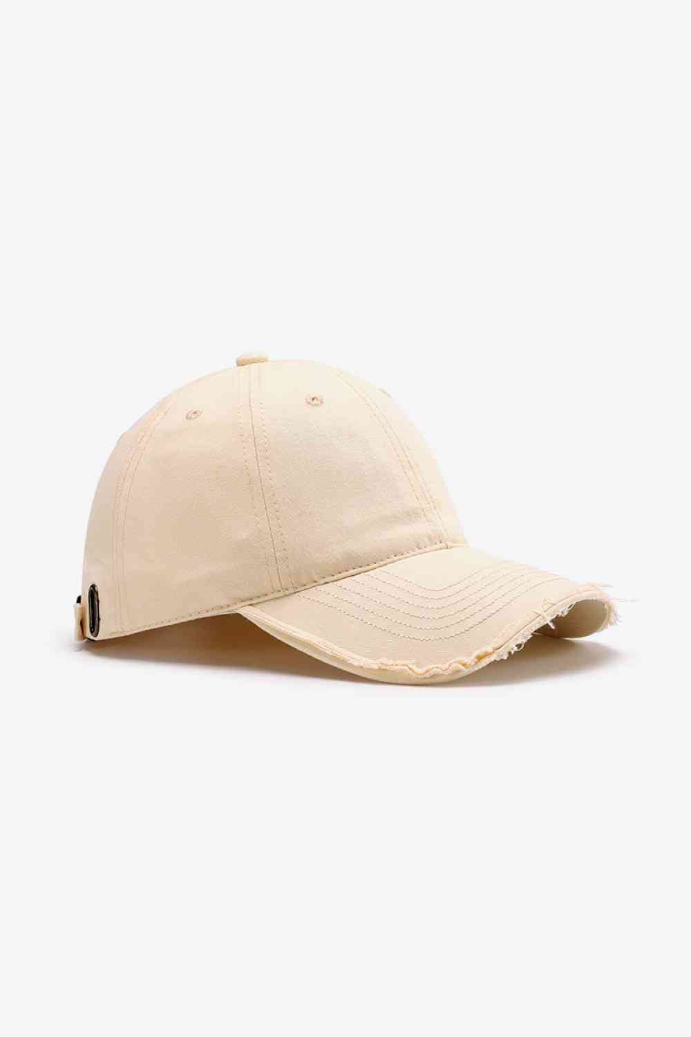 Distressed Adjustable Baseball Cap - TRENDMELO