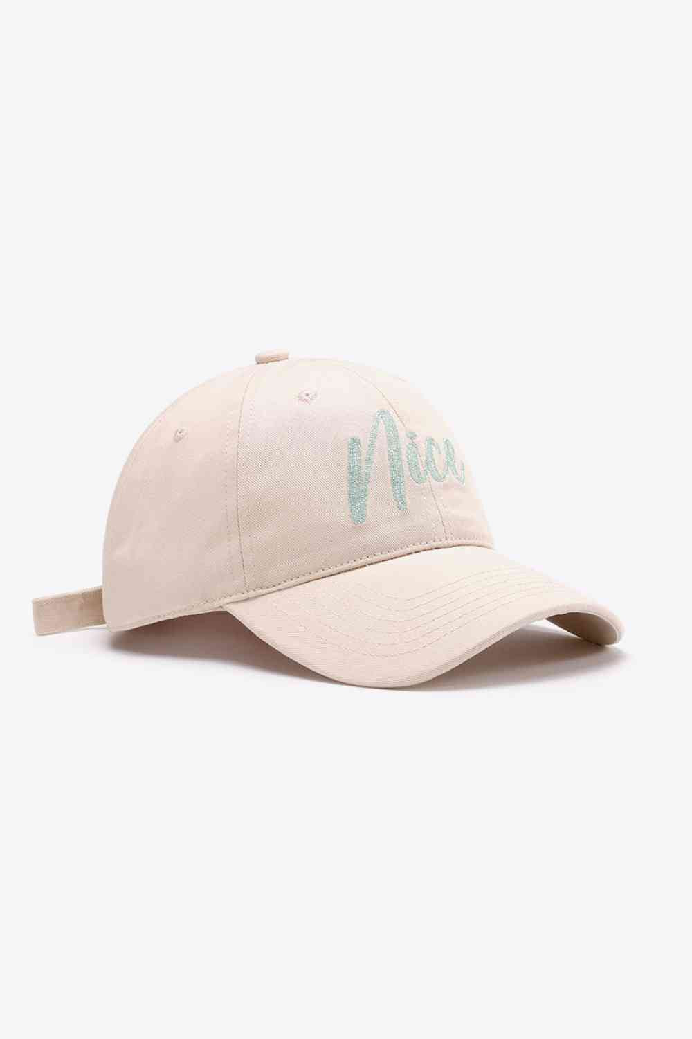 NICE Adjustable Cotton Baseball Cap - TRENDMELO