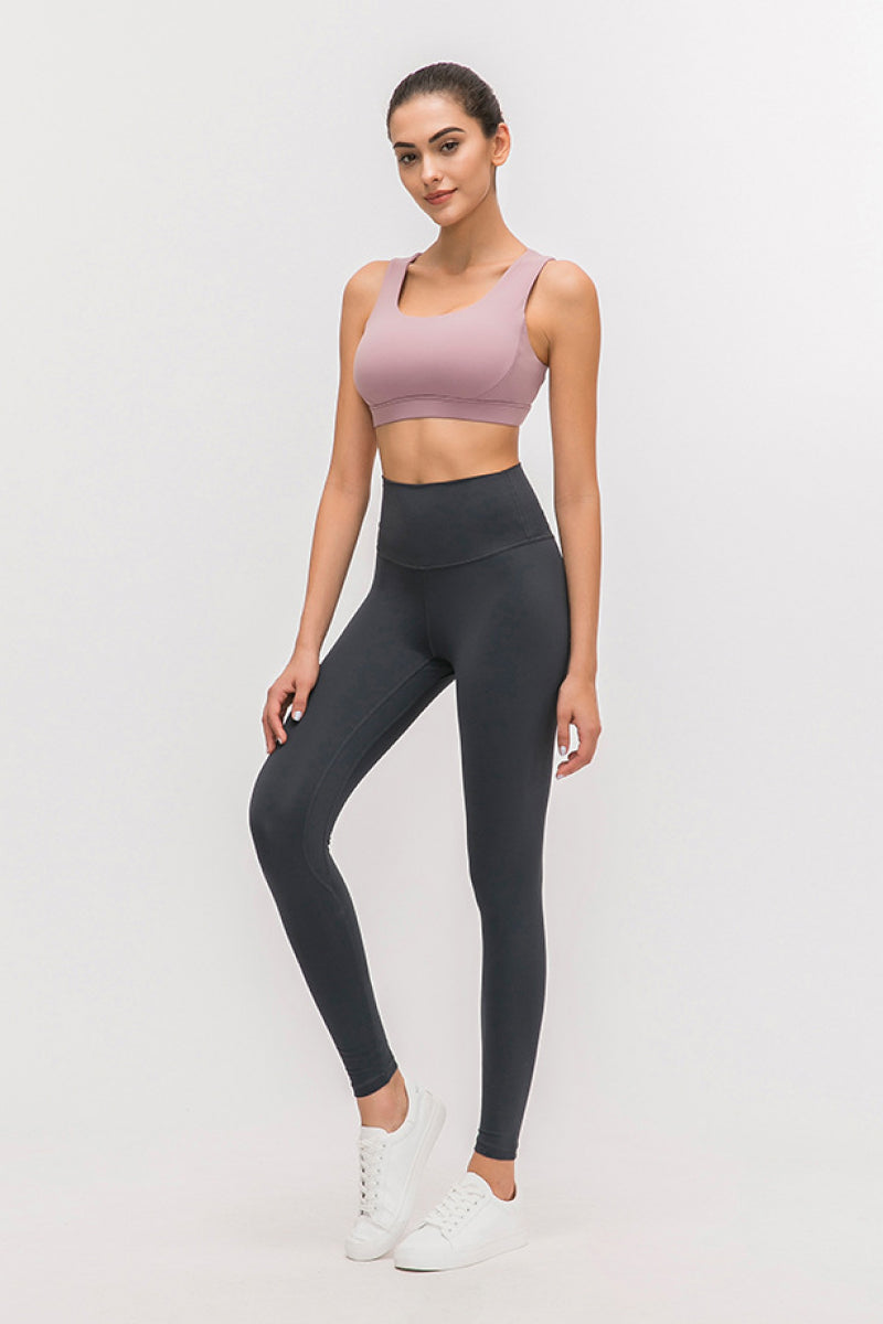 High Waist Active Leggings - TRENDMELO