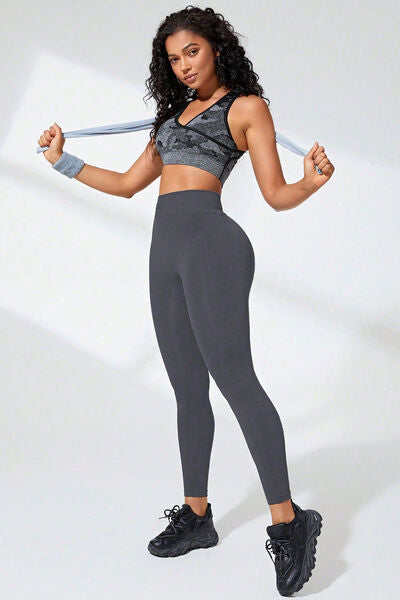 High Waist Active Leggings - TRENDMELO