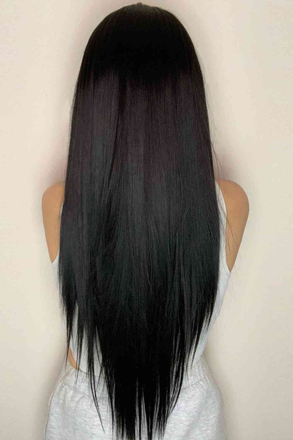 13*2" Long Lace Front Straight Synthetic Wigs 26" Long 150% Density - TRENDMELO