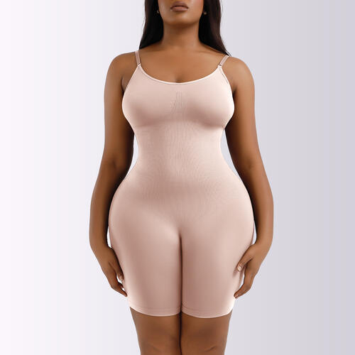 Spaghetti Strap Shaping Romper - TRENDMELO