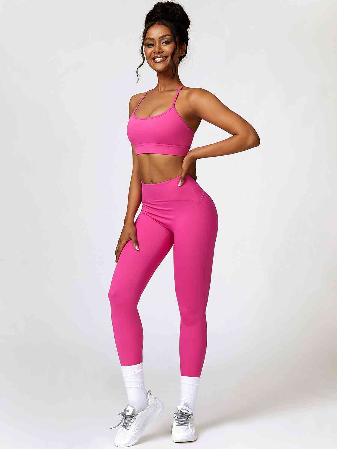 Sport Bra and Leggings Set - TRENDMELO