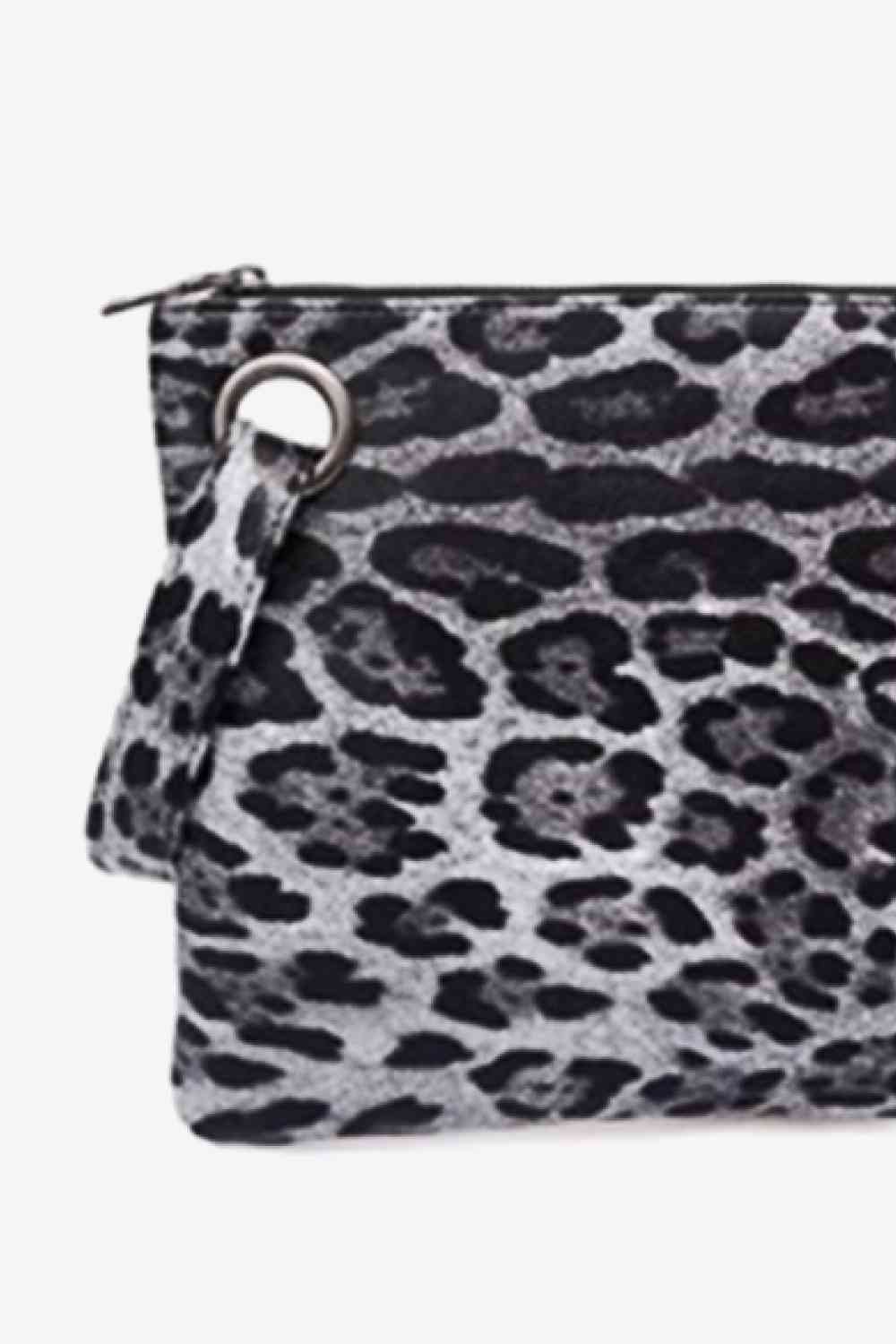 Leopard PU Leather Clutch - TRENDMELO