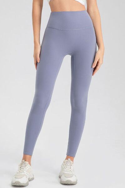 High Waist Skinny Active Pants - TRENDMELO