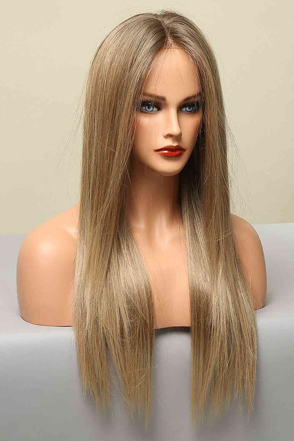 13*2" Long Straight Lace Front Synthetic Wigs 26" Long 150% Density - TRENDMELO