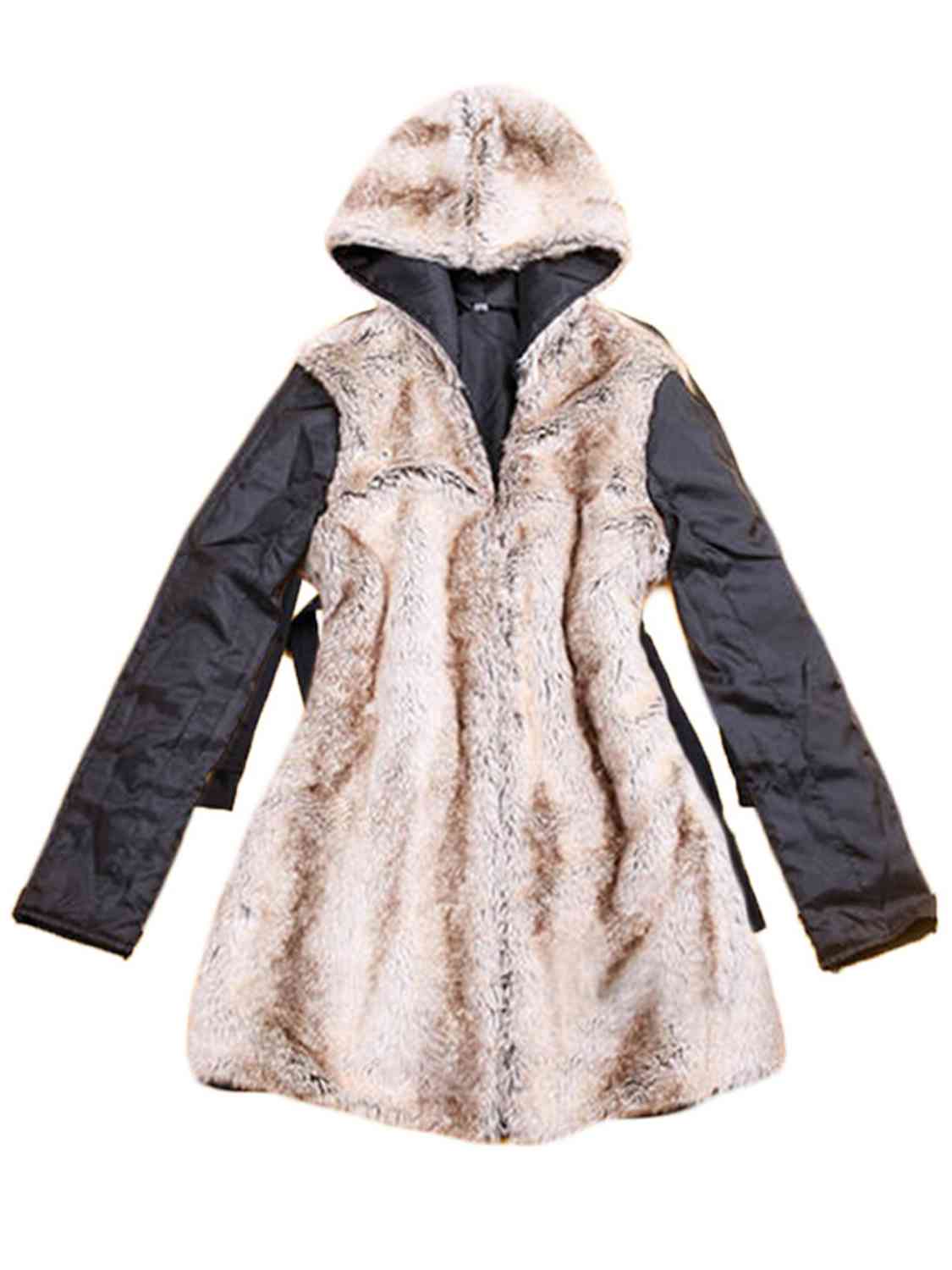 Full Size Hooded Jacket with Detachable Liner (Three-Way Wear) - TRENDMELO