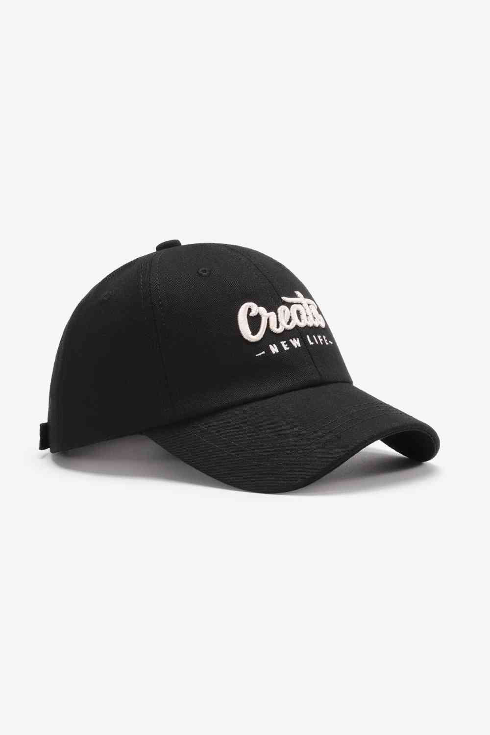 CREATE NEW LIFE Adjustable Cotton Baseball Cap - TRENDMELO