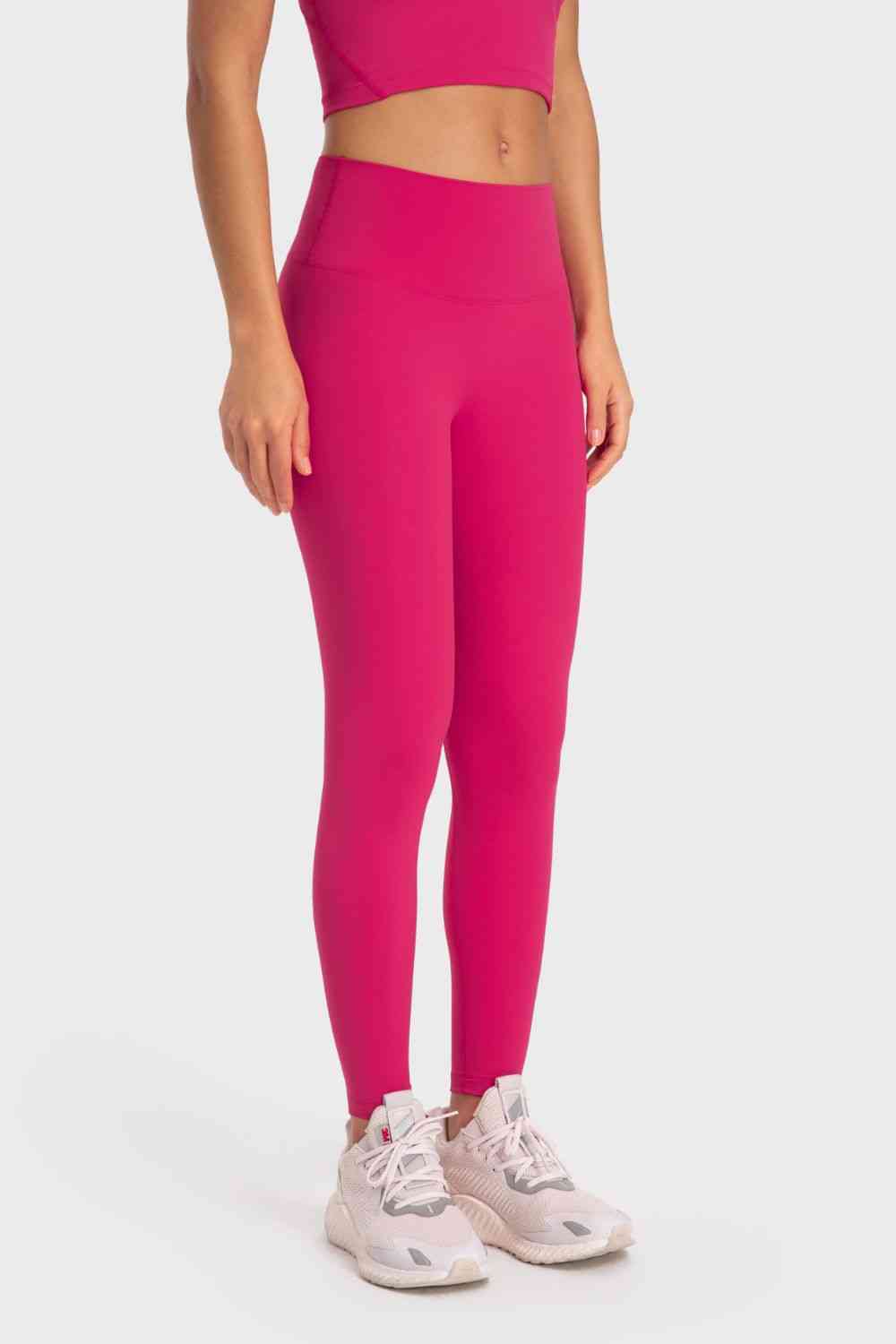 Basic Full Length Active Leggings - TRENDMELO